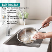 Premium TRI-PLY  Triply Fry Pan Taper Side Style w/out Lid - 20 CM/1L - HSG Kitchen Avartan Series