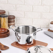 Premium TRI-PLY SAS Casserole 3L/19cm with Lid - HSG Kitchen Avartan Series