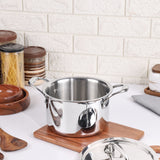 Premium TRI-PLY SAS Casserole 3L/19cm with Lid - HSG Kitchen Avartan Series