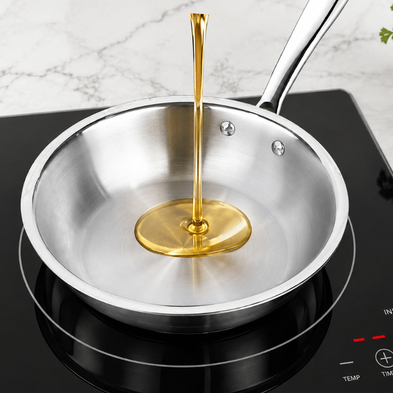 Oil goes in warm